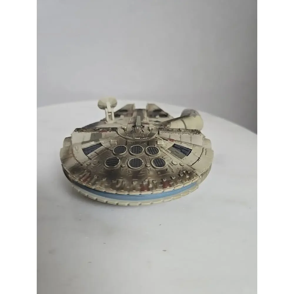Star Wars Millennium Falcon Battle Damage Hasbro 2002 LFL Micro Machines 7 inch